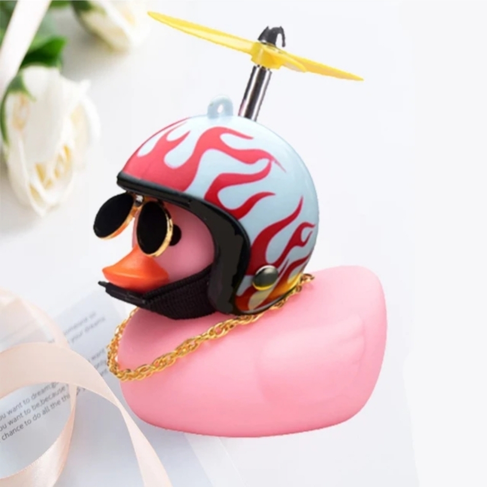 Pink Duck "Chicken" Propeller Helmet